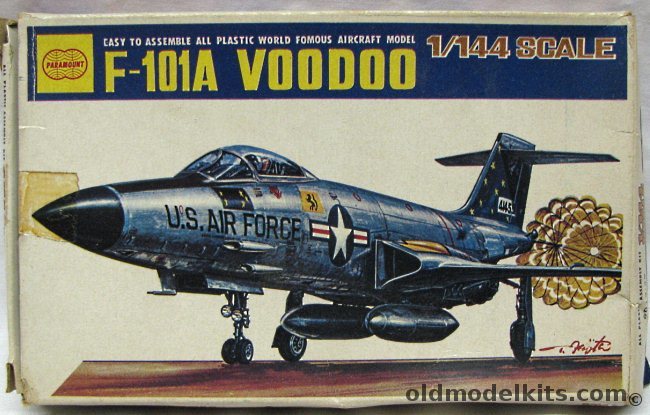 Paramount 1/144 F-101A Voodoo - US Air Force, 6012-39 plastic model kit